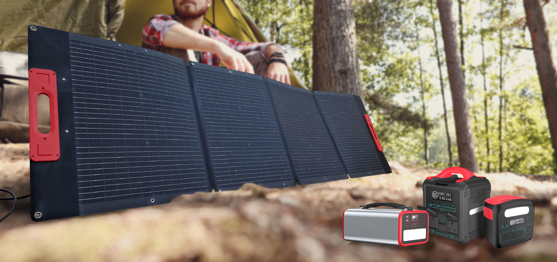 Solar panel PowerNation 320w charging powerstation