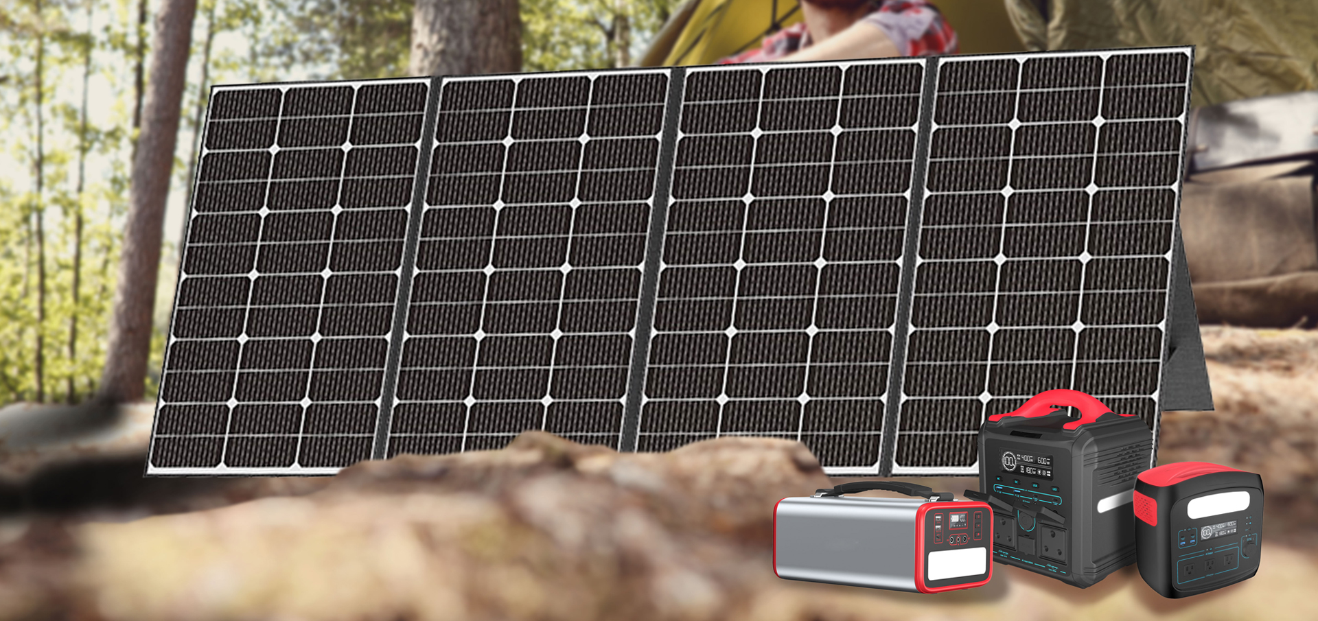 Solar panel PowerNation 420w charging powerstation