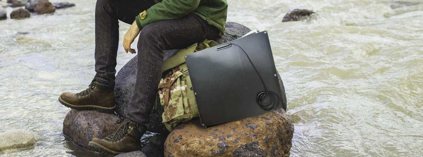 Solar panel PowerNation compatible charging powerstation